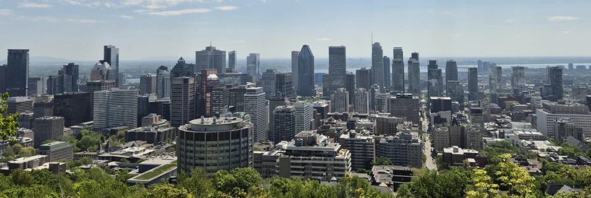 Montreal vanaf Mont Royale